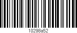 Código de barras (EAN, GTIN, SKU, ISBN): '10298a52'
