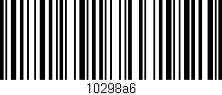 Código de barras (EAN, GTIN, SKU, ISBN): '10298a6'