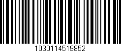 Código de barras (EAN, GTIN, SKU, ISBN): '1030114519852'