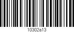 Código de barras (EAN, GTIN, SKU, ISBN): '10302a13'