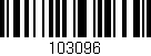 Código de barras (EAN, GTIN, SKU, ISBN): '103096'