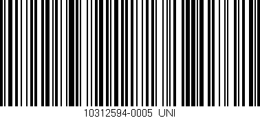 Código de barras (EAN, GTIN, SKU, ISBN): '10312594-0005_UNI'