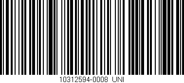 Código de barras (EAN, GTIN, SKU, ISBN): '10312594-0008_UNI'