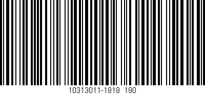 Código de barras (EAN, GTIN, SKU, ISBN): '10313011-1818_190'