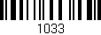 Código de barras (EAN, GTIN, SKU, ISBN): '1033'