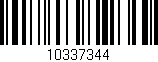 Código de barras (EAN, GTIN, SKU, ISBN): '10337344'