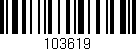 Código de barras (EAN, GTIN, SKU, ISBN): '103619'