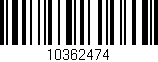Código de barras (EAN, GTIN, SKU, ISBN): '10362474'