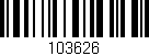 Código de barras (EAN, GTIN, SKU, ISBN): '103626'