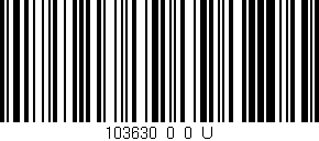 Código de barras (EAN, GTIN, SKU, ISBN): '103630_0_0_U'