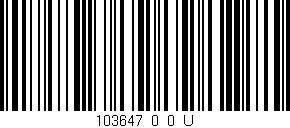Código de barras (EAN, GTIN, SKU, ISBN): '103647_0_0_U'