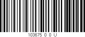 Código de barras (EAN, GTIN, SKU, ISBN): '103675_0_0_U'