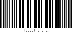 Código de barras (EAN, GTIN, SKU, ISBN): '103681_0_0_U'