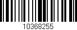 Código de barras (EAN, GTIN, SKU, ISBN): '10368255'