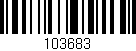 Código de barras (EAN, GTIN, SKU, ISBN): '103683'