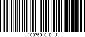 Código de barras (EAN, GTIN, SKU, ISBN): '103768_0_0_U'
