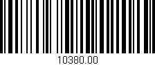Código de barras (EAN, GTIN, SKU, ISBN): '10380.00'