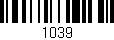 Código de barras (EAN, GTIN, SKU, ISBN): '1039'