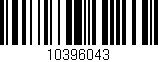 Código de barras (EAN, GTIN, SKU, ISBN): '10396043'