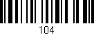 Código de barras (EAN, GTIN, SKU, ISBN): '104'