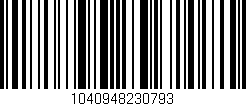 Código de barras (EAN, GTIN, SKU, ISBN): '1040948230793'