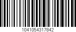 Código de barras (EAN, GTIN, SKU, ISBN): '1041054317842'