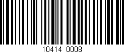 Código de barras (EAN, GTIN, SKU, ISBN): '10414/0008'