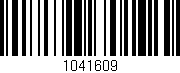 Código de barras (EAN, GTIN, SKU, ISBN): '1041609'