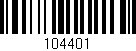 Código de barras (EAN, GTIN, SKU, ISBN): '104401'