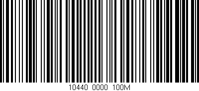Código de barras (EAN, GTIN, SKU, ISBN): '10440/0000_100M'