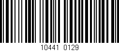 Código de barras (EAN, GTIN, SKU, ISBN): '10441/0129'