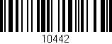 Código de barras (EAN, GTIN, SKU, ISBN): '10442'
