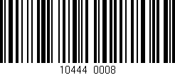 Código de barras (EAN, GTIN, SKU, ISBN): '10444/0008'