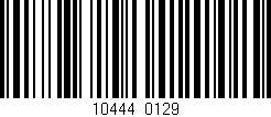 Código de barras (EAN, GTIN, SKU, ISBN): '10444/0129'