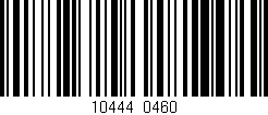 Código de barras (EAN, GTIN, SKU, ISBN): '10444/0460'