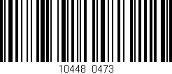 Código de barras (EAN, GTIN, SKU, ISBN): '10448/0473'