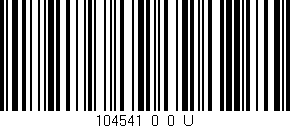 Código de barras (EAN, GTIN, SKU, ISBN): '104541_0_0_U'