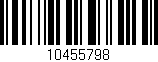 Código de barras (EAN, GTIN, SKU, ISBN): '10455798'