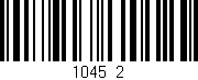 Código de barras (EAN, GTIN, SKU, ISBN): '1045/2'