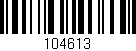 Código de barras (EAN, GTIN, SKU, ISBN): '104613'