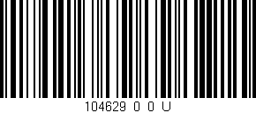Código de barras (EAN, GTIN, SKU, ISBN): '104629_0_0_U'