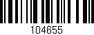 Código de barras (EAN, GTIN, SKU, ISBN): '104655'
