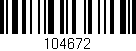 Código de barras (EAN, GTIN, SKU, ISBN): '104672'