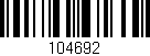 Código de barras (EAN, GTIN, SKU, ISBN): '104692'