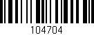 Código de barras (EAN, GTIN, SKU, ISBN): '104704'