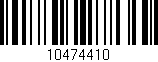 Código de barras (EAN, GTIN, SKU, ISBN): '10474410'