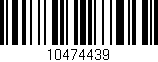 Código de barras (EAN, GTIN, SKU, ISBN): '10474439'
