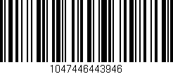 Código de barras (EAN, GTIN, SKU, ISBN): '1047446443946'