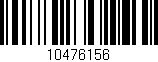 Código de barras (EAN, GTIN, SKU, ISBN): '10476156'