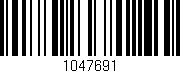 Código de barras (EAN, GTIN, SKU, ISBN): '1047691'